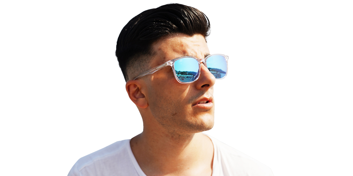Unisex full frame acetate sunglasses S52617