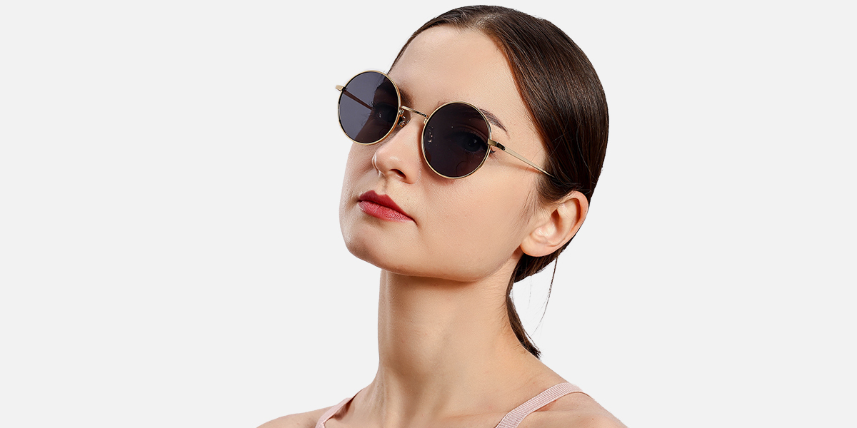 Unisex full frame Metal sunglasses S55712