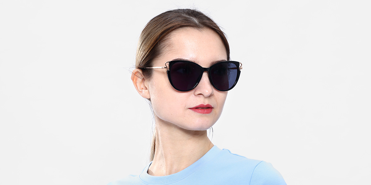 Women's full frame TR & Metal sunglasses S57034