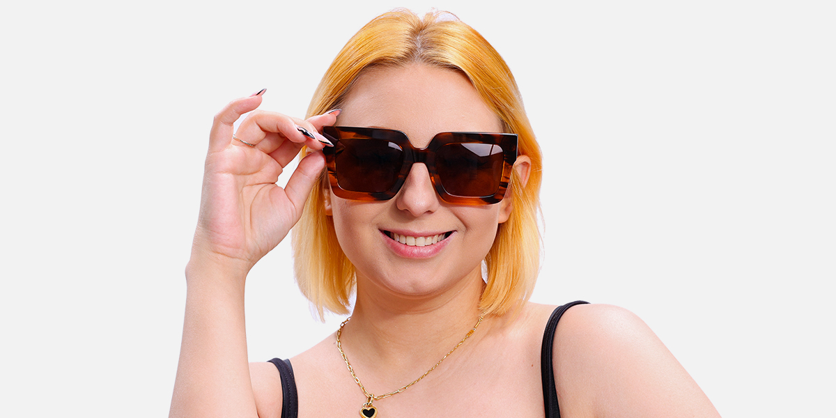 Unisex full frame Acetate sunglasses DT17660