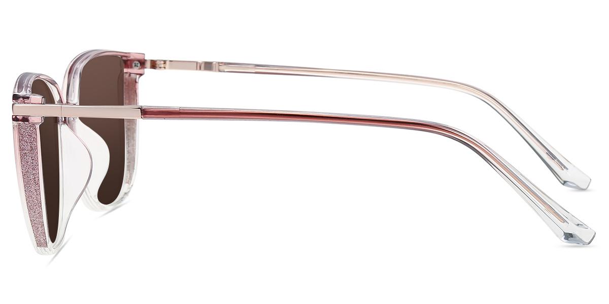 Women's full frame mixed material sunglasses ST0189 4 Women's full frame mixed material sunglasses ST0189