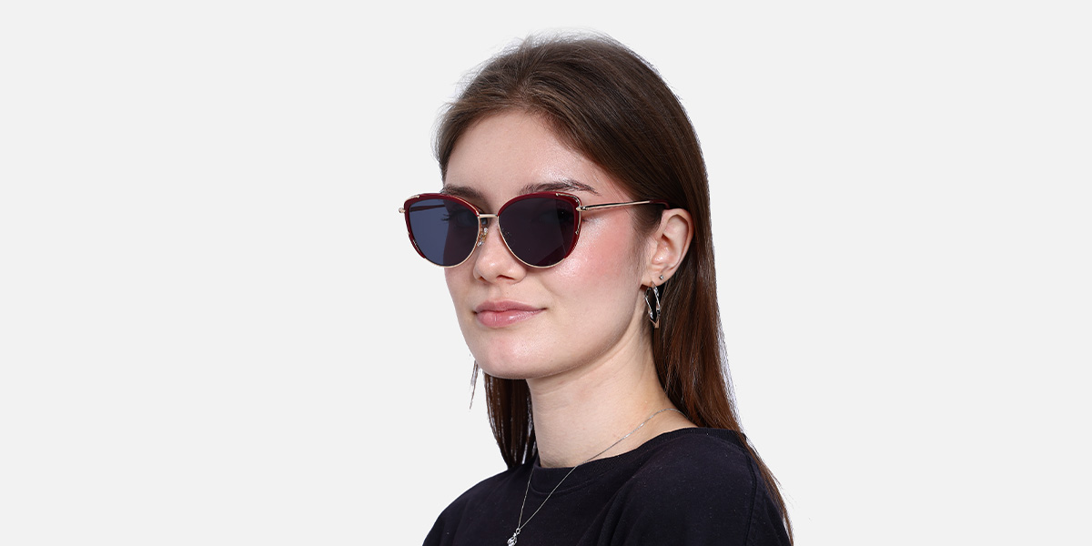 Women's full frame TR&Metal sunglasses MT04352
