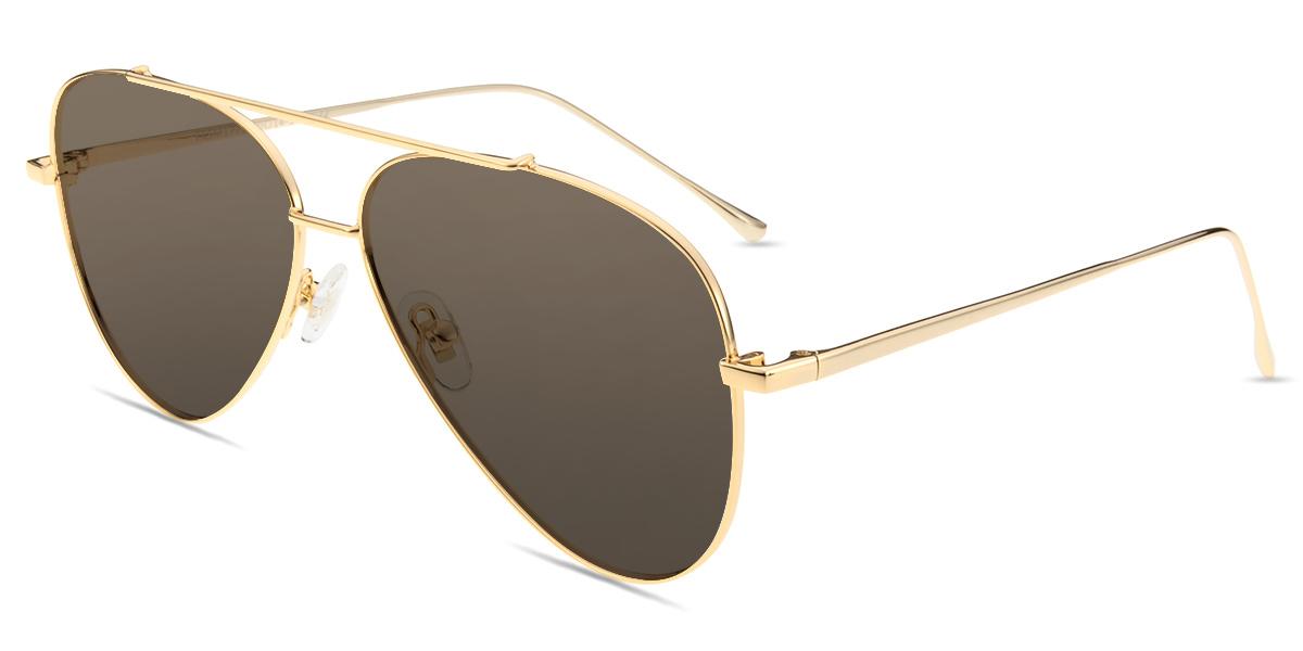 Unisex full frame metal sunglasses FASM1771 3 Unisex full frame metal sunglasses FASM1771