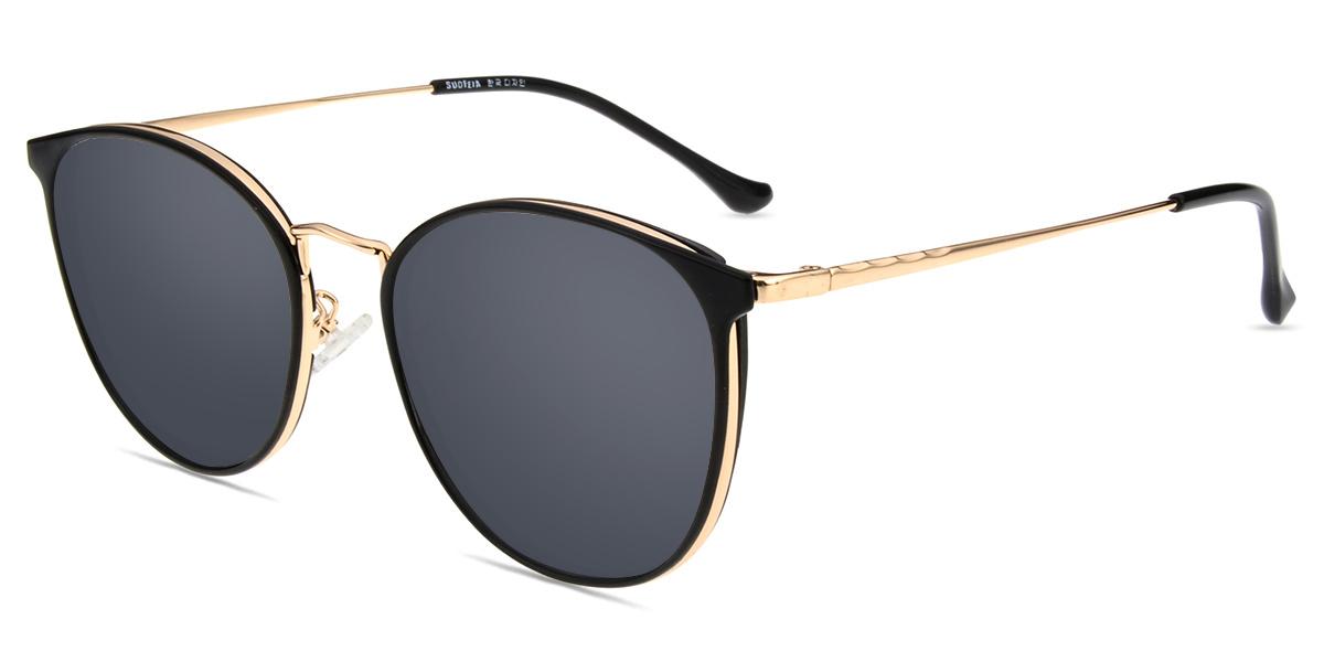 Women's full frame mixed material sunglasses ST11071