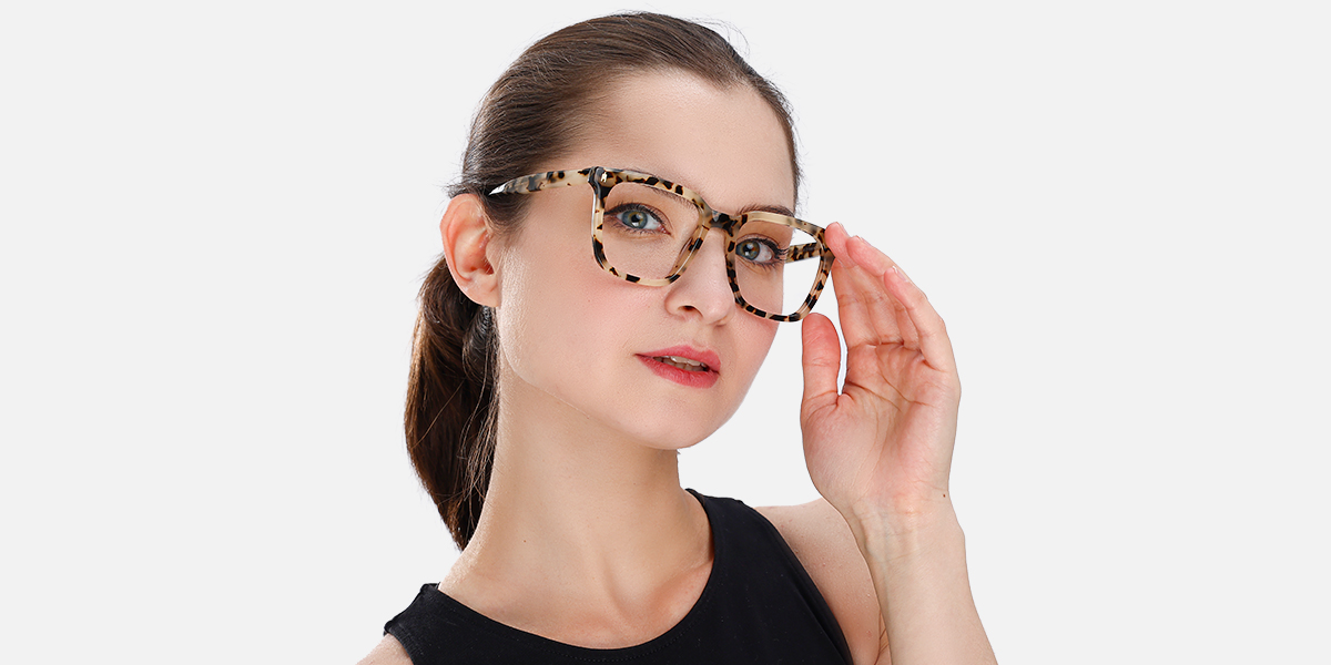 Unisex full frame Acetate eyeglasses Lindsay20516