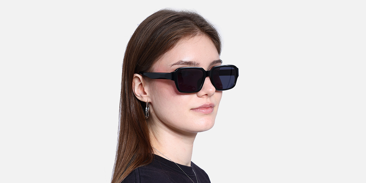 Unisex full frame Acetate sunglasses S53374