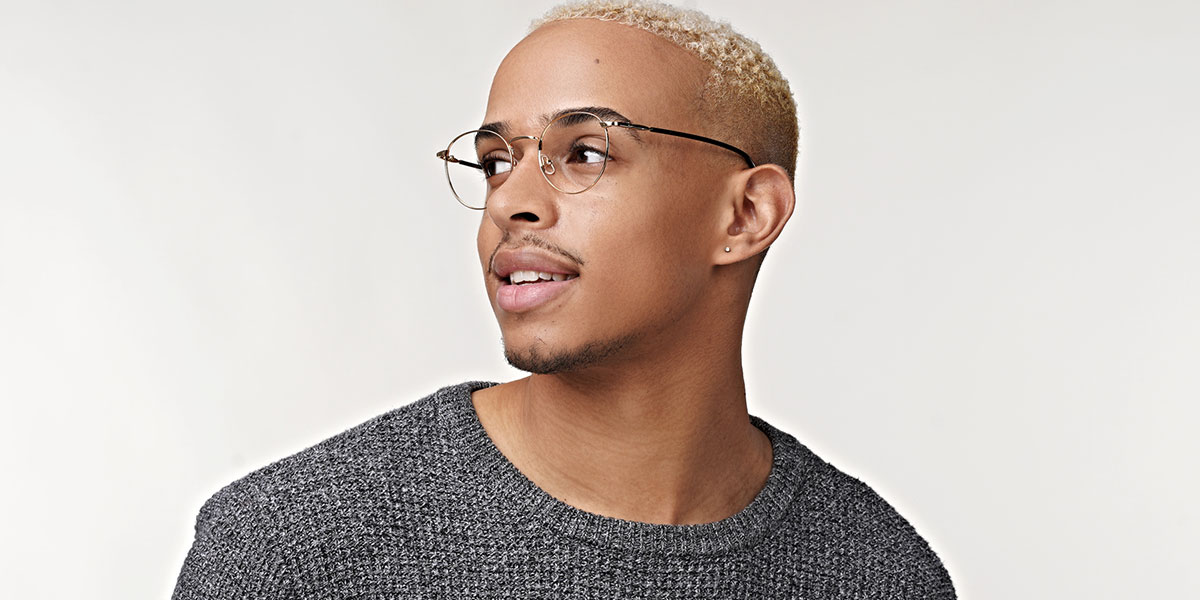 Unisex full frame metal eyeglasses YSL1230
