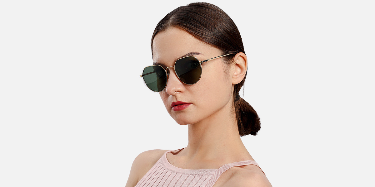 Unisex full frame Metal sunglasses S45715