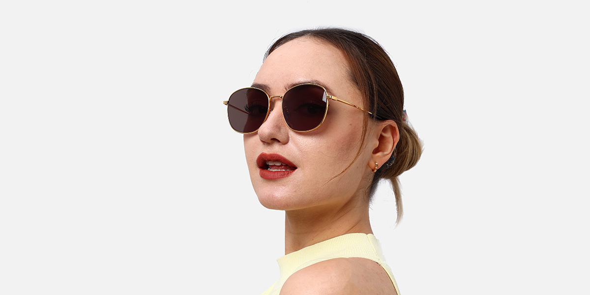 Unisex full frame Metal sunglasses S16267