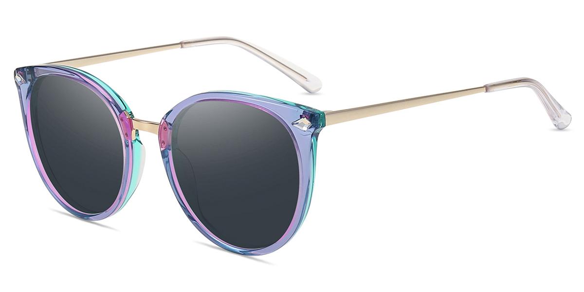 Women's full frame Acetate & Metal sunglasses JudyT20307