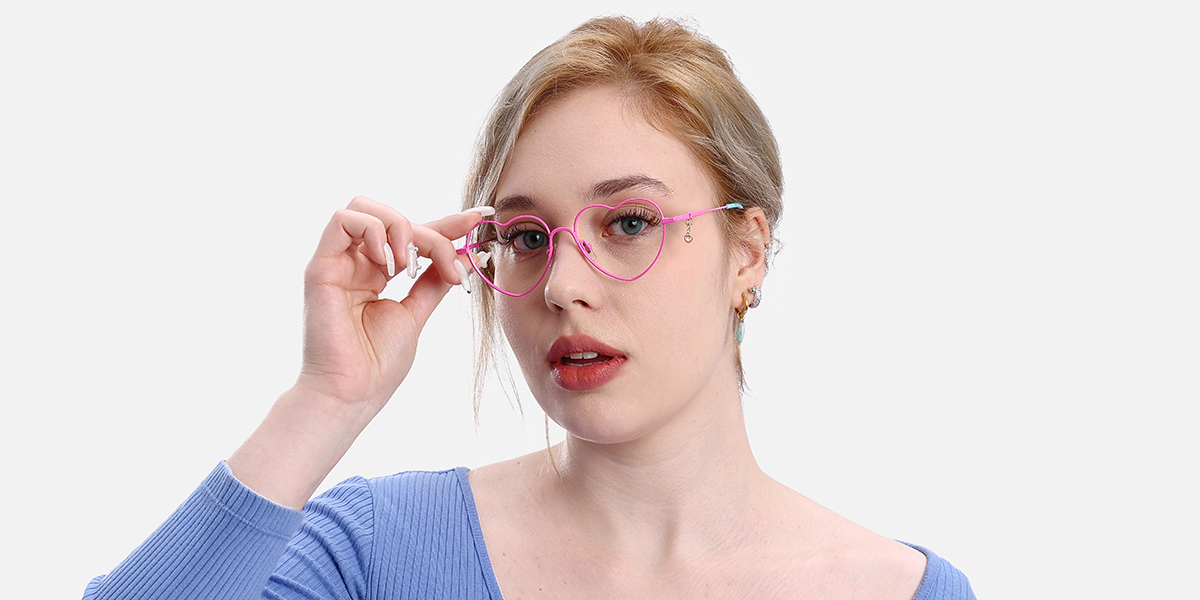 Women's full frame Metal eyeglasses Judy151
