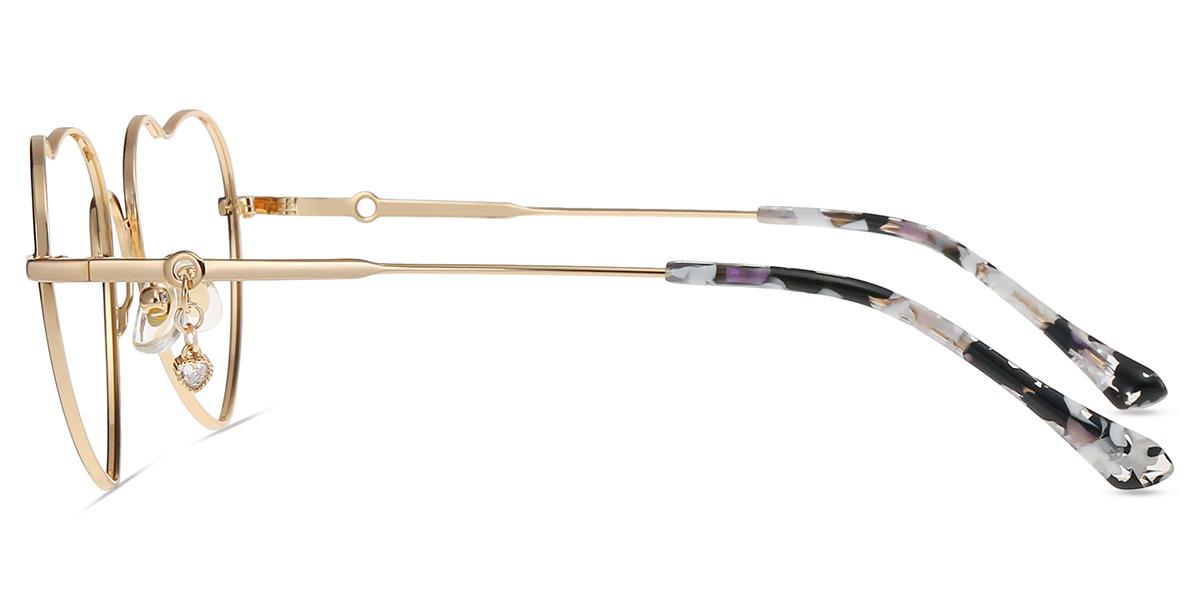 Women's full frame Metal eyeglasses Judy151 4 Women's full frame Metal eyeglasses Judy151