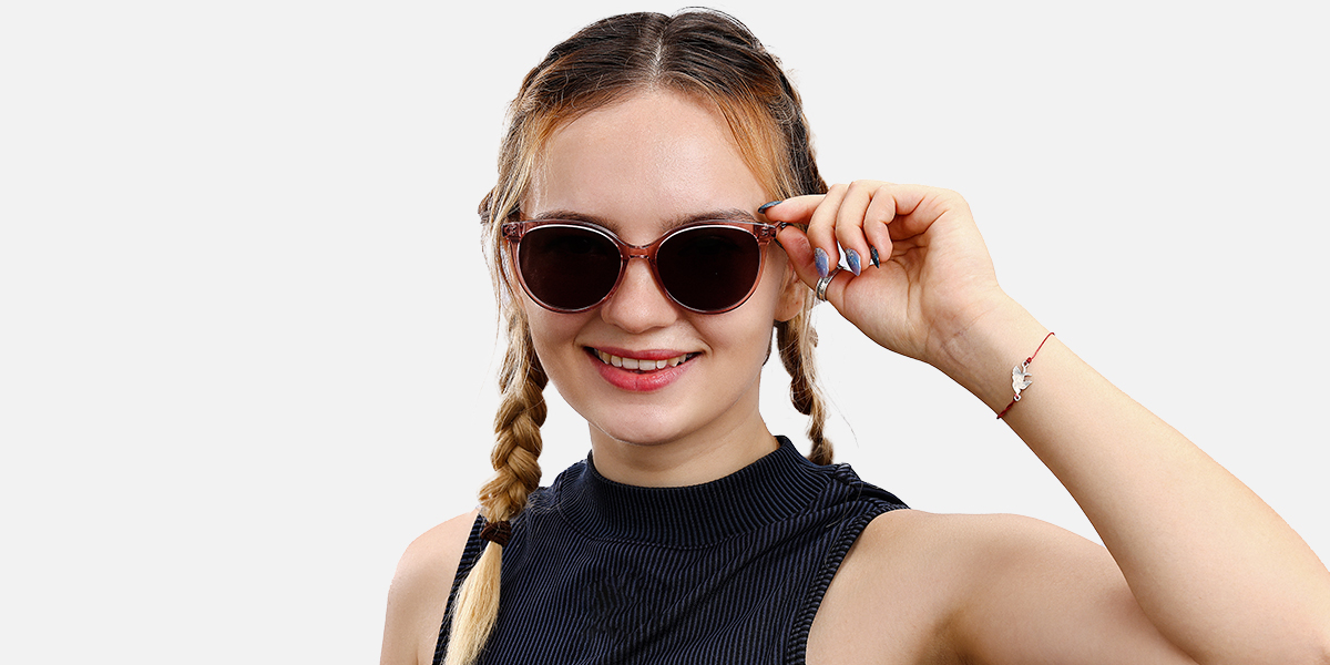 Women's full frame Acetate sunglasses S70727
