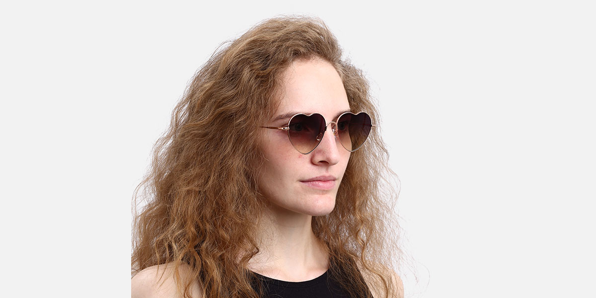 Women's full frame Metal sunglasses Judy178