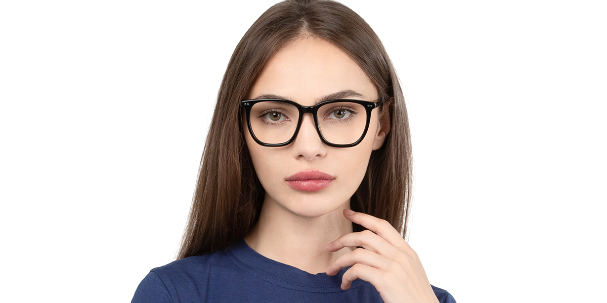 Unisex full frame acetate eyeglasses OBM2007A