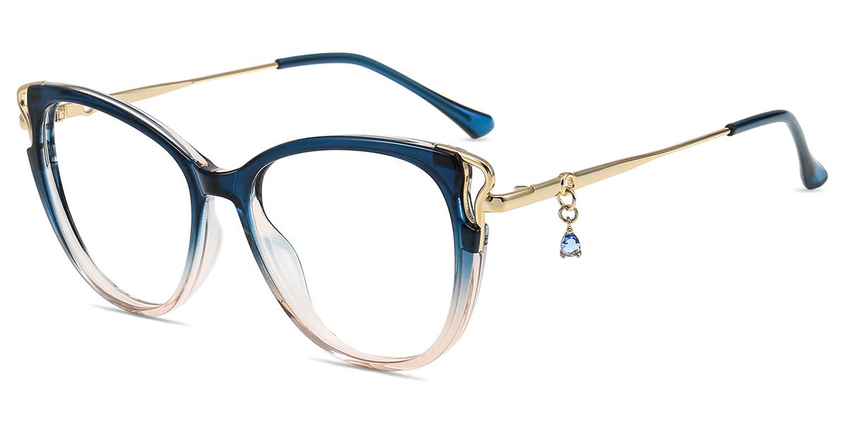 Women's full frame TR & Metal eyeglasses Crace21102