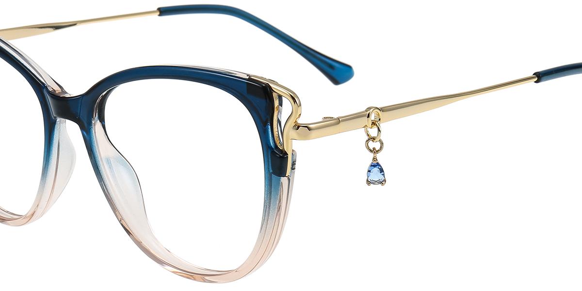 Women's full frame TR & Metal eyeglasses Crace21102 6 Women's full frame TR & Metal eyeglasses Crace21102