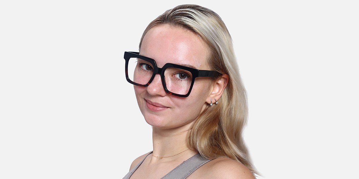 Unisex full frame Acetate eyeglasses Cathy001