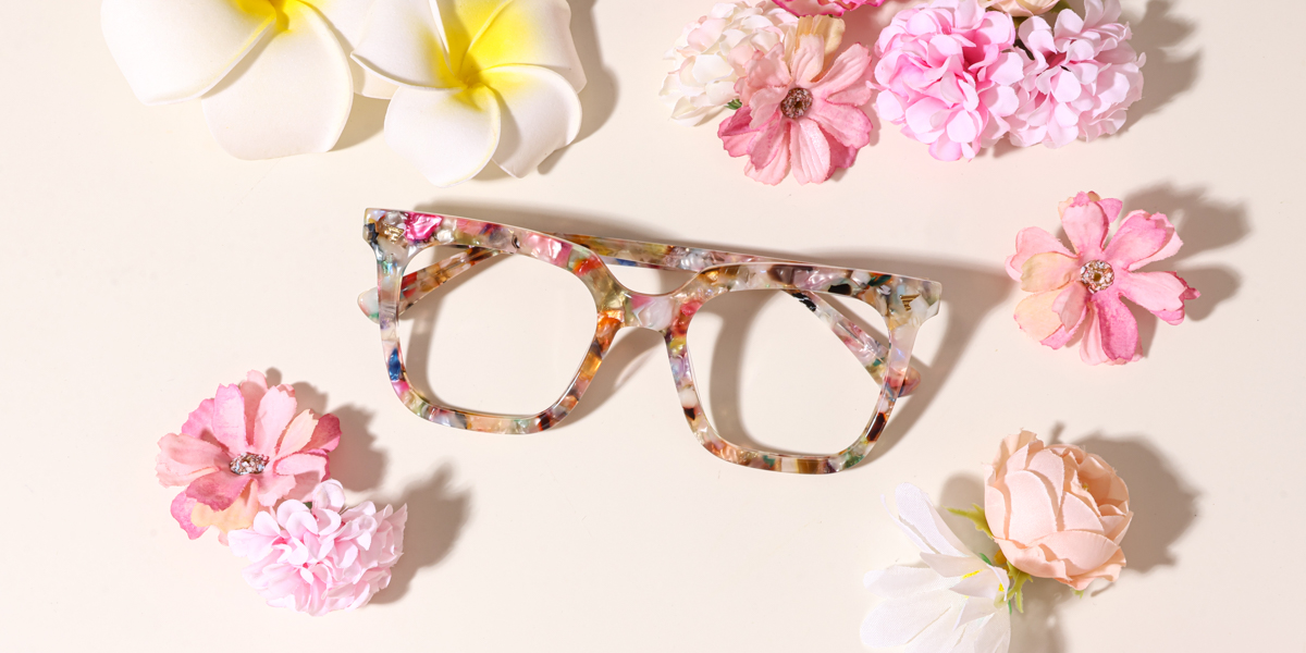 Unisex full frame Acetate eyeglasses Grace001