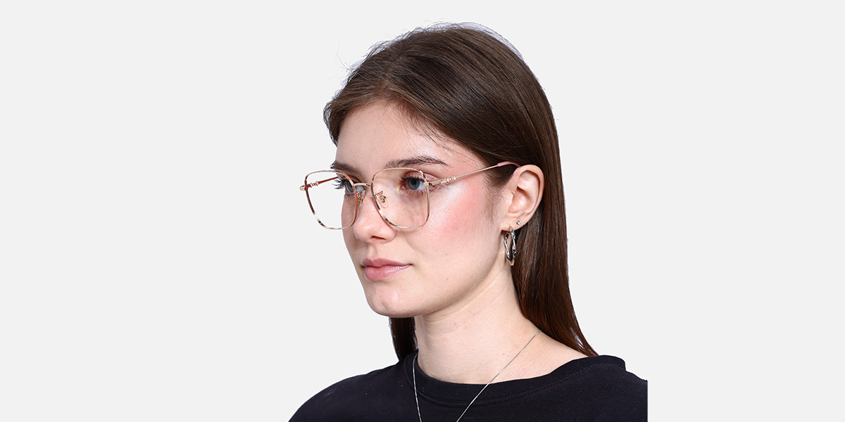 Women's full frame Metal eyeglasses M93552